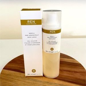 Ren Clean Skincare Neroli And Grapefruit Body Wash, 200 mL/6.8 fl. oz, NEW